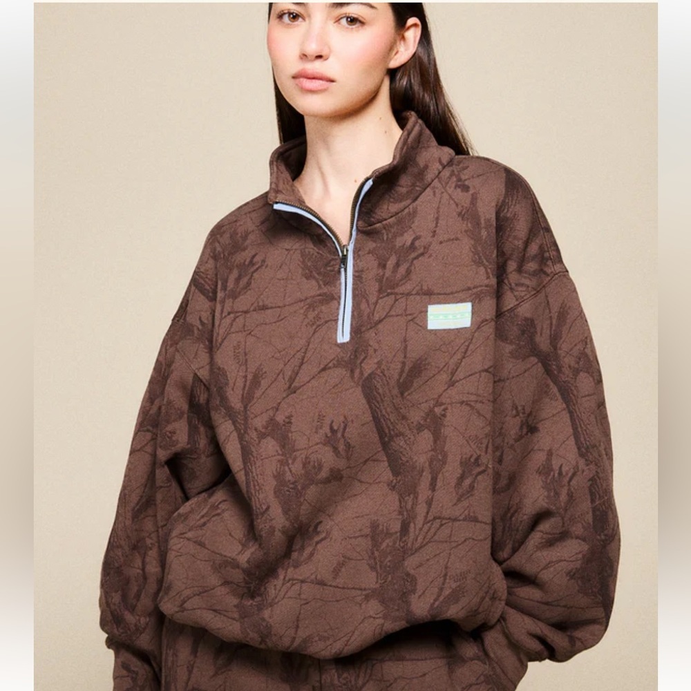 Dairy Boy Heritage Half-Zip in Lowcountry Camo